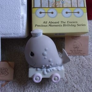 Precious Moments Whale Age 10. 1991 edition. (NIB)